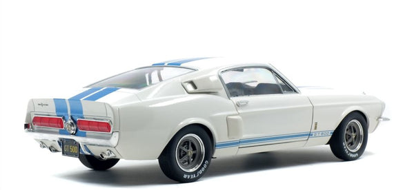 SOL 1802901 Shelby Mustang GT500 White/Blue Stripes 1967