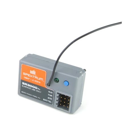 SPEKTRUM SR3000 DSM 3-Channel Receiver: Surface