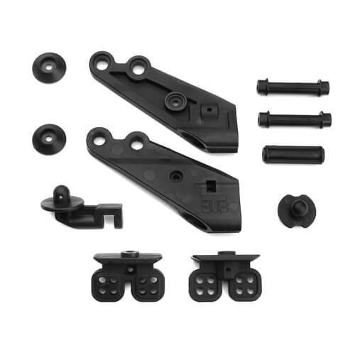 TKR5181 – Tekno Low Profile Wing Mount & Body Mounts (SL/EB/NB/ET/NT)