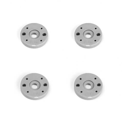 TKR6705 – Shock Piston Set (2×1.7, 2×1.8, flat/flat, 13mm, 4pcs)