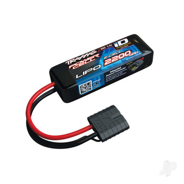 TRX2820X Traxxas LiPo 2200mAh 7.4V 2S 25C iD Power Cell Battery