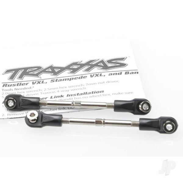 TRAXXAS Turnbuckles, toe link, 59mm (78mm center to center) (2 pcs)