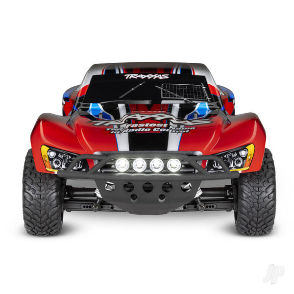 TRX68054-61-RED TRAXXAS Red Slash 4X4 1:10 4WD RTR Electric Short Course Truck (+ TQ 2-ch, XL-5, Titan 550, 7-Cell NiMH, DC charger, LED lights)