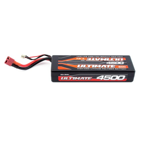 UR4423 ULTIMATE 7.4v. 4500 mAh 60C LiPo BATTERY STICK LW PACK W/DEANS