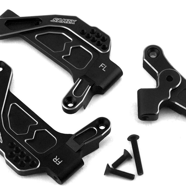 SAMSCX3-6023-BK Samix SCX10 III Front Shock Plate (2) (Black)