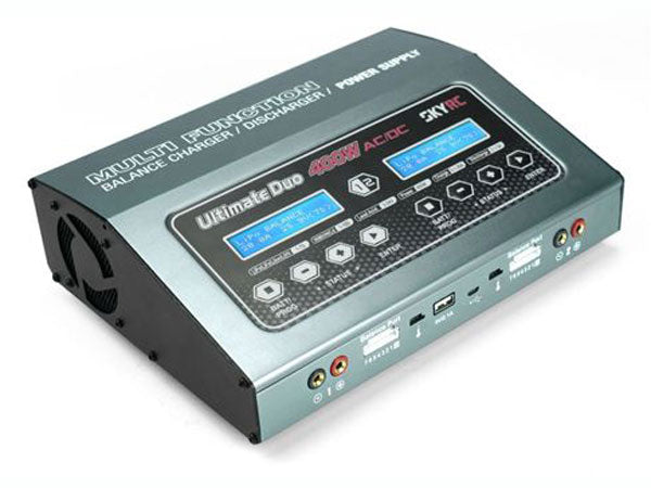 SK-100123 SkyRC D400 Ultimate Duo AC/DC Charger (UK)