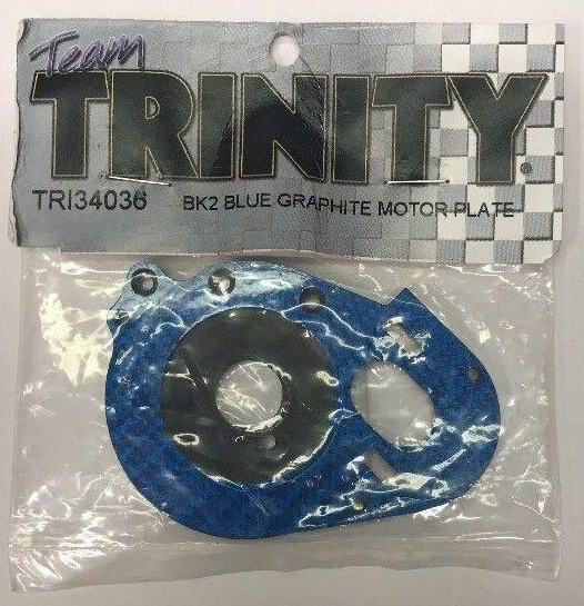 TRI34036 TRINITY LOSI XXX-BK2 BLUE GRAPHITE MOTOR MOUNT