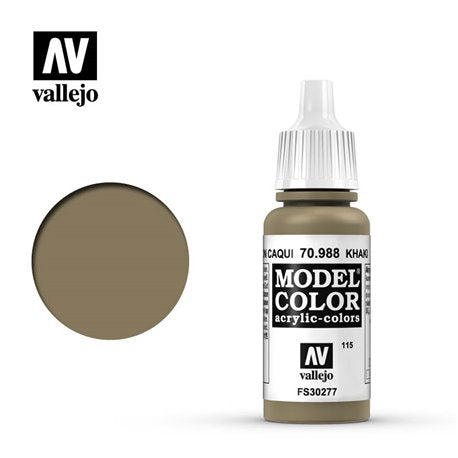 Vallejo Model Color Acrylic - Khaki 70.988