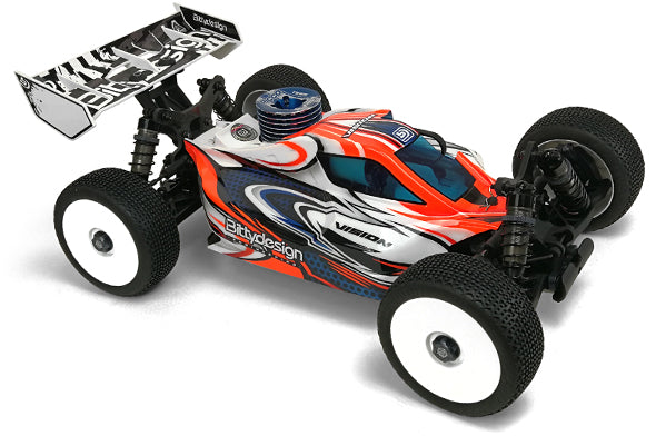 BD-VIS-TKN48.2 BITTYDESIGN VISION TEKNO NB48 2.0 Pre cut Nitro body-CLEAR