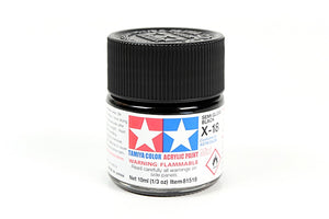 81518 ACRYLIC MINI X-18 SEMI GLOSS BLACK