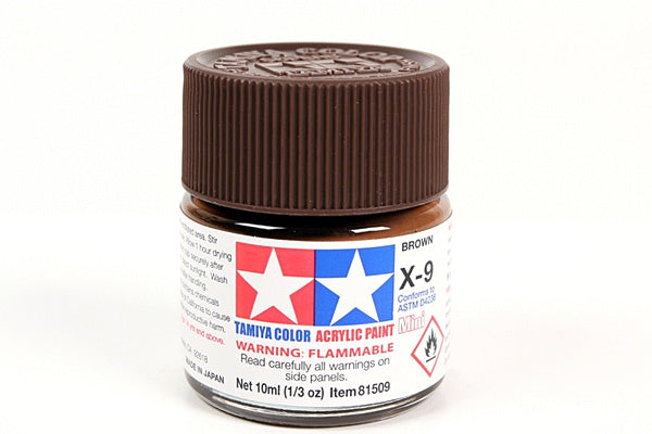 81509 ACRYLIC MINI X-9 BROWN