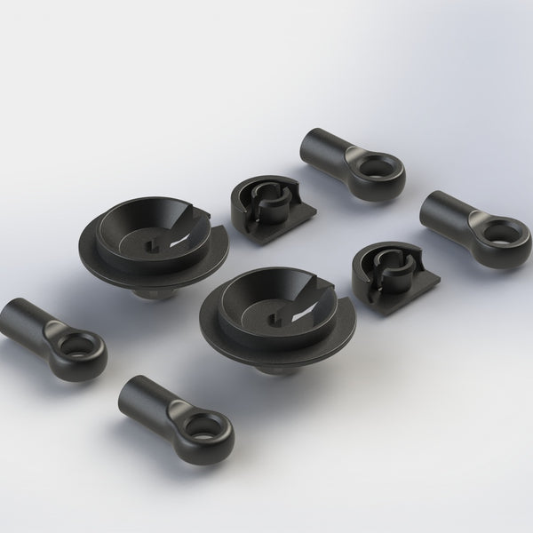 AR330338 ARRMA SHOCK ROD END SET