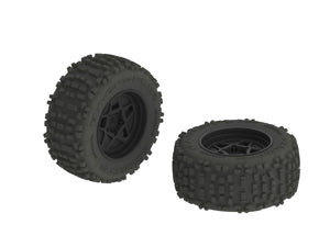 AR510092 ARRMA dBoots Backflip MT 6S Tire Wheel Set