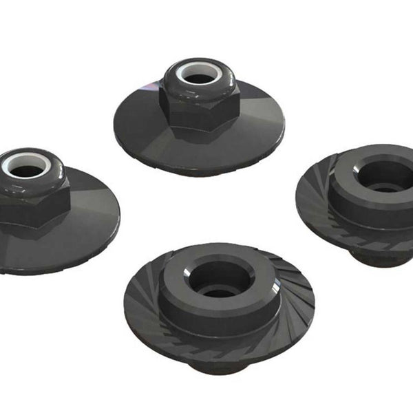 AR708007 ARRMA Flanged Lock Nut 5x8mm (4)