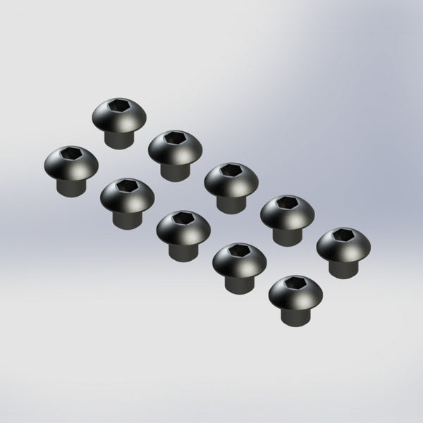 Arrma AR721303 Button Head Hex Machine Screw 3x3mm (10)