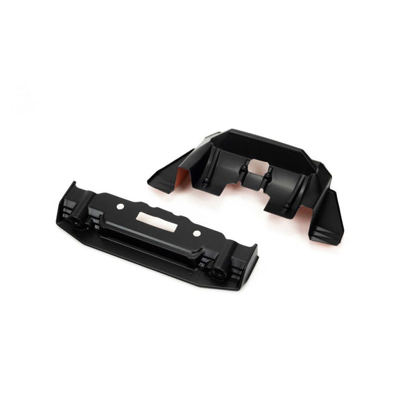 ARA410010 ARRMA FELONY Painted Splitter And Diffuser Black/Orange