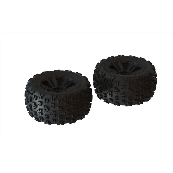 Z-ARA550059 dBoots 'Copperhead2 MT' 6S Tire Set Black - Pair