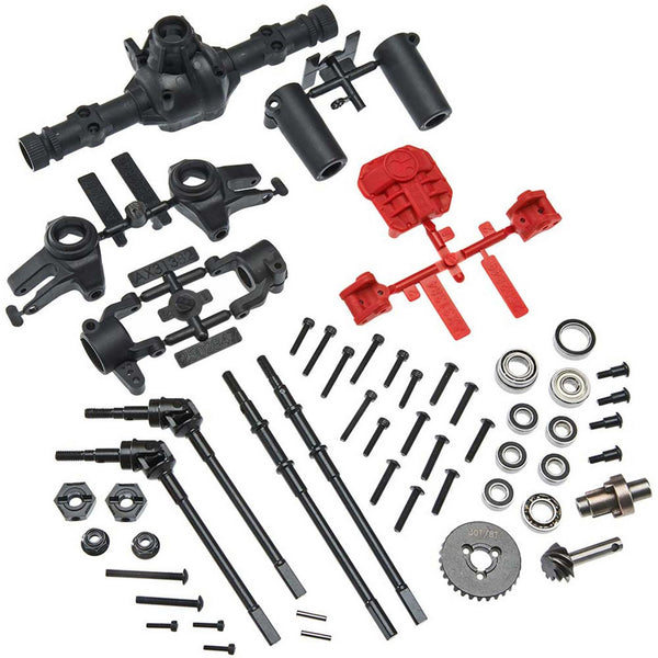 Z-AX31438 AR44 Locked Axle Set Front/Rear Complete