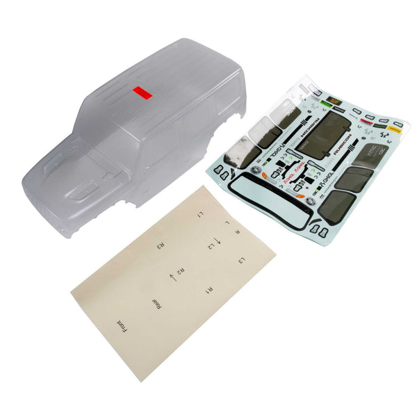 AXI230015 AXIAL Jeep JL 4dr Wrangler Body (Clear)