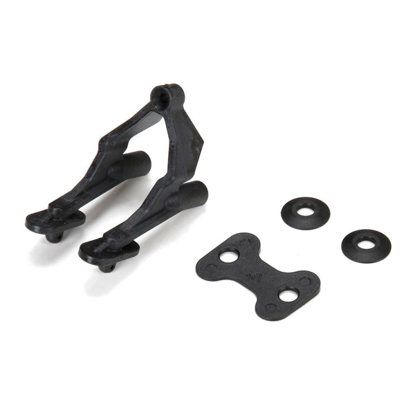 Z-TLR231046 TLR Rear Wing Stay & Washers: 22-4 2.0