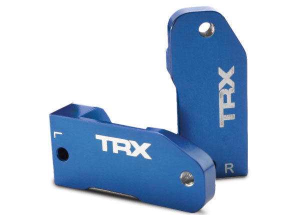 Z-TRX3632A TRAXXAS Caster block 30D Blue (left-&-right)
