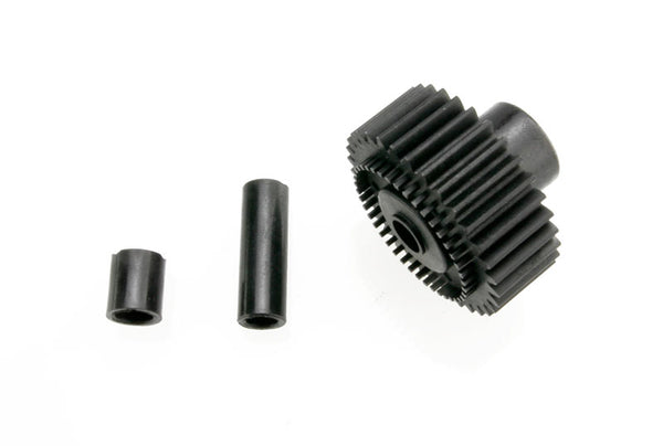 TRX3984X Output gear, 33 tooth (1)/ spacers (2)