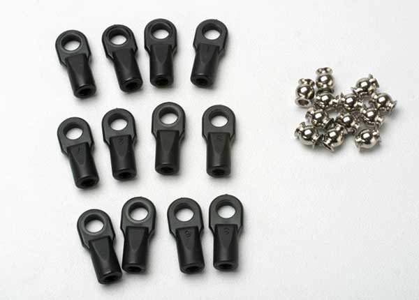 TRX5347 TRAXXAS Rod ends Revo (large) with hollow balls (12pcs)