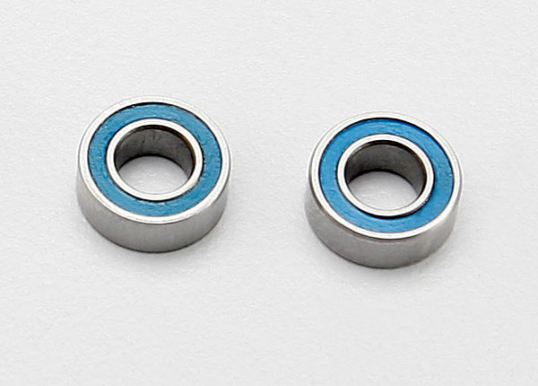 TRX7019 TRAXXAS Ball bearings, Blue rubber sealed (4x8x3mm) (2 pcs)