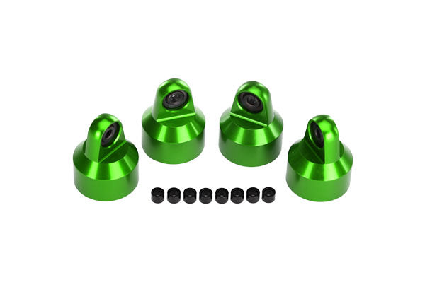 Z-TRX7764G Traxxas Shock Caps (Green Anodised) GTX Shocks (4) X-MAXX