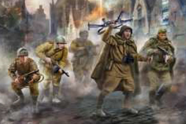 Z6269 ZVESDA SOVIET MACHINE GUN SQUAD