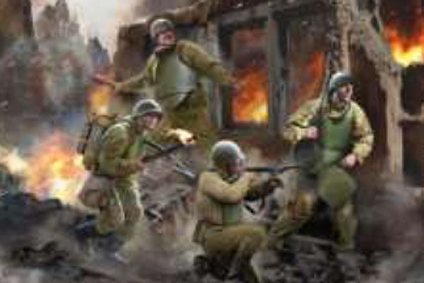 ZVESDA Z6271 SOVIET ASSAULT SAPPER TEAM WWII