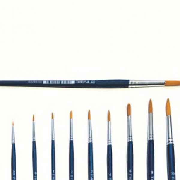 ITALERI PAINT BRUSHES 000-12 Round and Flat