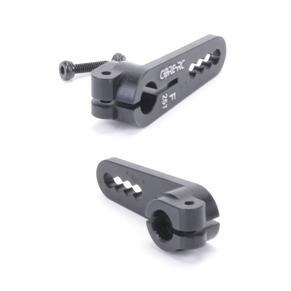 CR466 Core RC ALLOY OFFSET SERVO ARM 25T - FUTABA / SAVOX 1PC