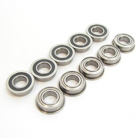 Answer-RC 8*16*5 Flanged Wheel / Diff Bearings 10pk Rubber Seal / Metal Shield