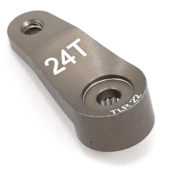 TLR1556 SERVO HORN, 24T, ALUMINUM : 22