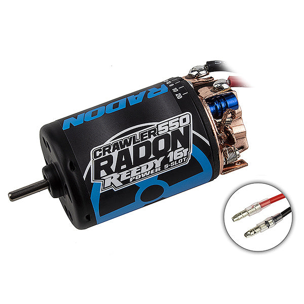 AS27465 REEDY RADON 2 CRAWLER 550 16T 5 SLOT 1450KV BRUSHED MOTOR