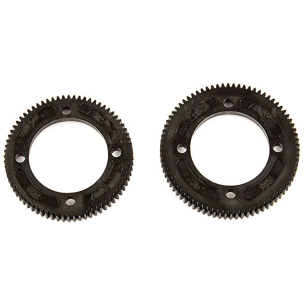 AS92149 TEAM ASSOCIATED B74 CENTRE DIFF SPUR GEARS, 72/78 TOOTH