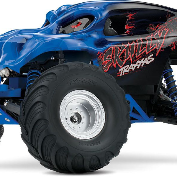 TRX36064-1 Skully Blue 1/10 Monster Truck (TQ/8.4V/DC Chg)