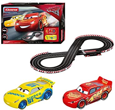 Carrera Evolution CA25226 Disney Day Cars 3 Racing System, 4.5M