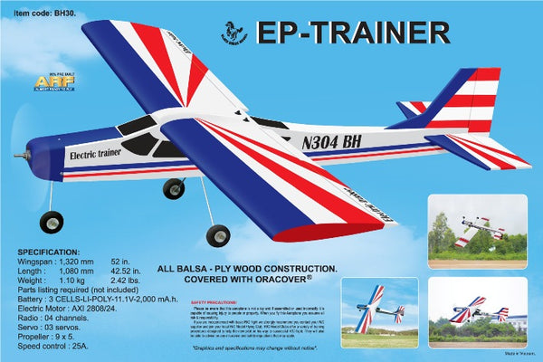 BLACK HORSE EP TRAINER ARTF - BH30