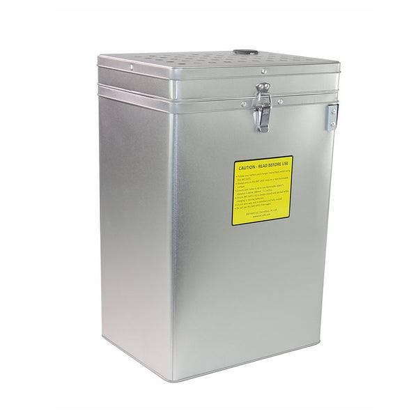 BSX-1-S BAT-SAFE XL SILVER LIPO CHARGING SAFE BOX