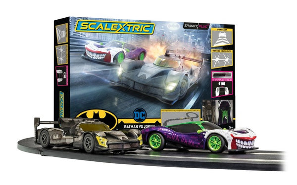 SCALEXTRIC C1415M Scalextric Spark Plug - Batman vs Joker Race Set