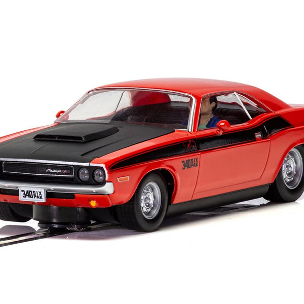 SCALEXTRIC C4065 Dodge Challenger - Red & Black