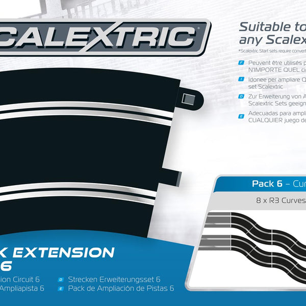 C8555 Scalextric Track Extension Pack 6