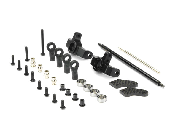 CA16267  Carisma Scale Adventure SCA-1E Alloy and Carbon Fibre Steering Knuckle Set (V2)