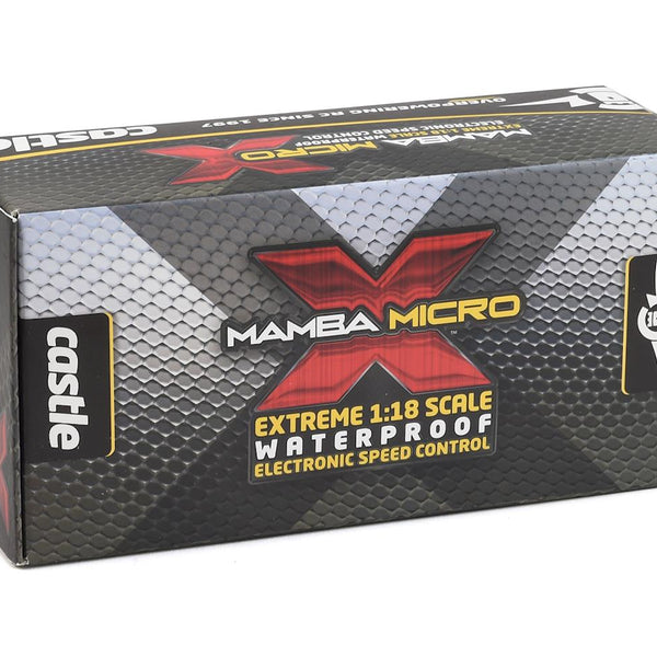 Castle Creations Mamba Micro X Crawler Waterproof Sensored Brushless ESC CSE010-0162-00