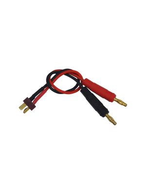 2638 OVERLANDER DEANS TO 4MM GOLD CONNECTORS CHARGE LEAD