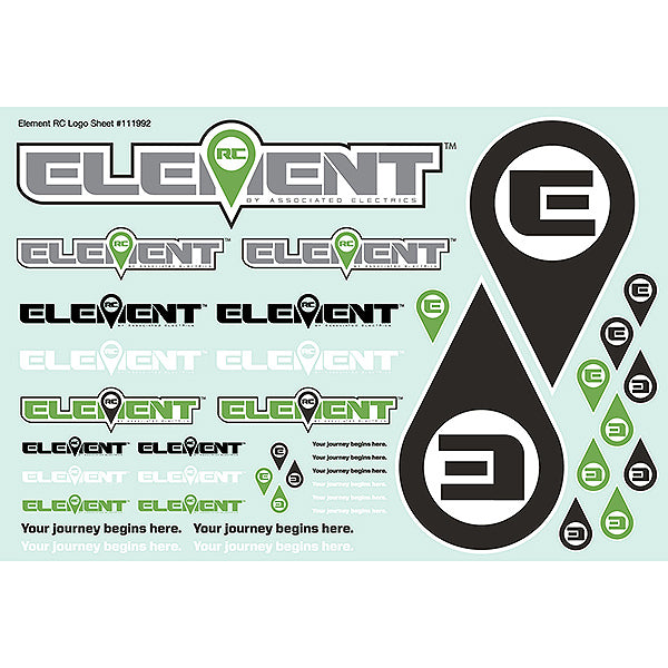 EL42133 ELEMENT RC ELEMENT DECAL SHEET