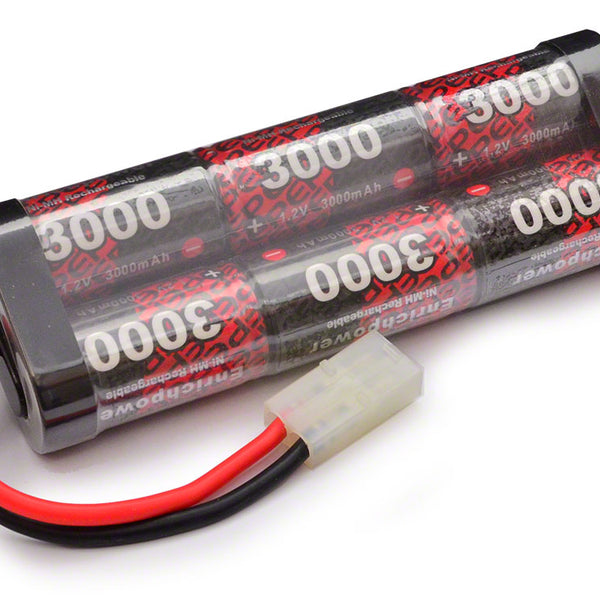 EP3000S EP 3000MAH NIMH 7.2V BATTERY WITH TAMIYA CONNECTOR