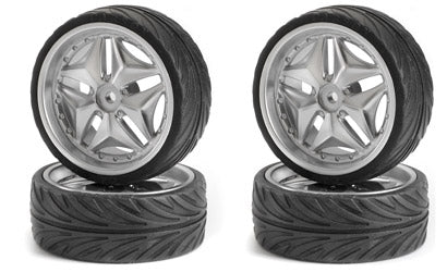 Carson 900044 "Big Wheel" Wheels & Low Profile Tyres